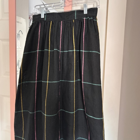 80's linen skirt - Picture 1 of 1